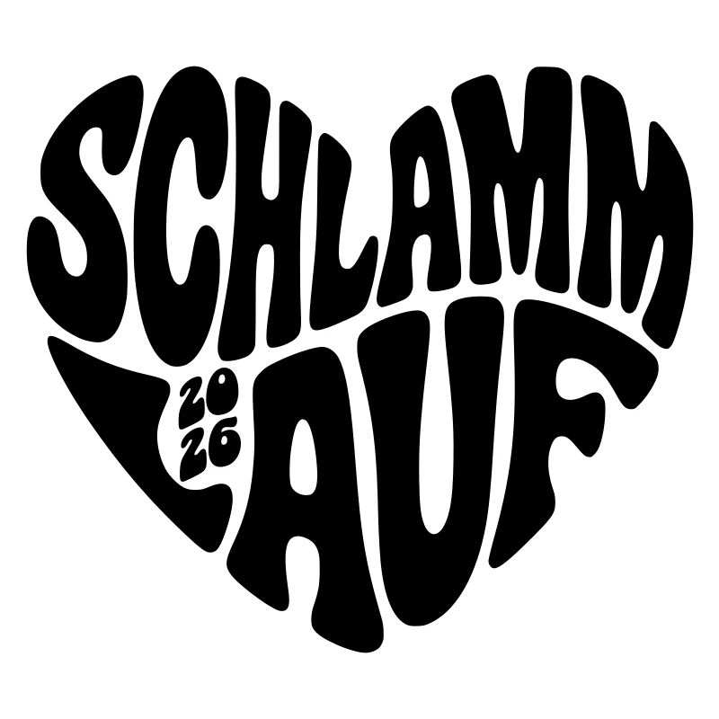 Course de boue 2026 - Forme de cœur - Course de boue 2026