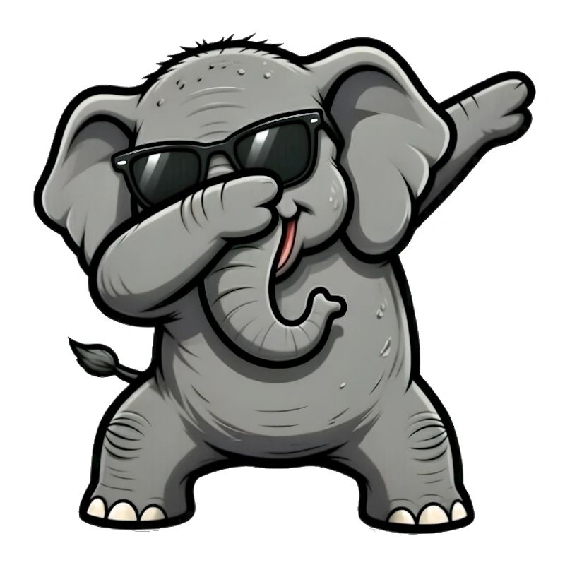 Éléphant de dab