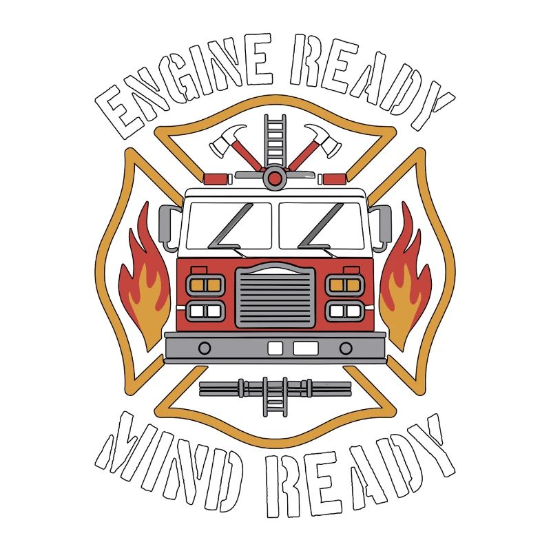 Fire Engineer Engine Ready Mind Ready Firefighting