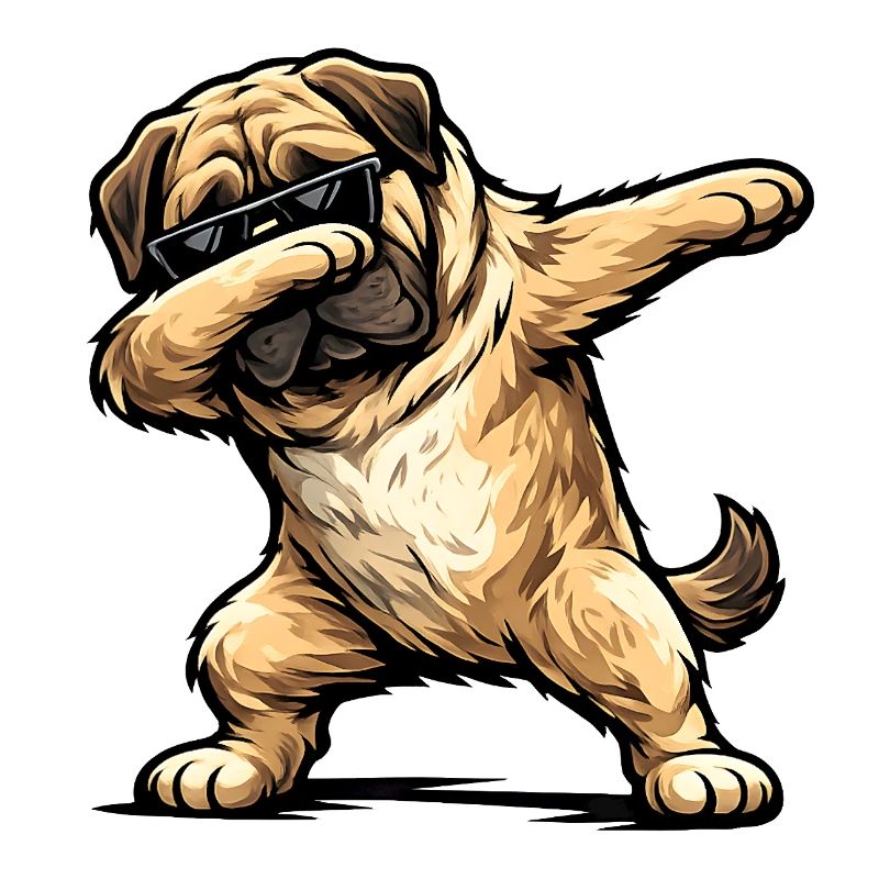 Mastiff en forme de dab