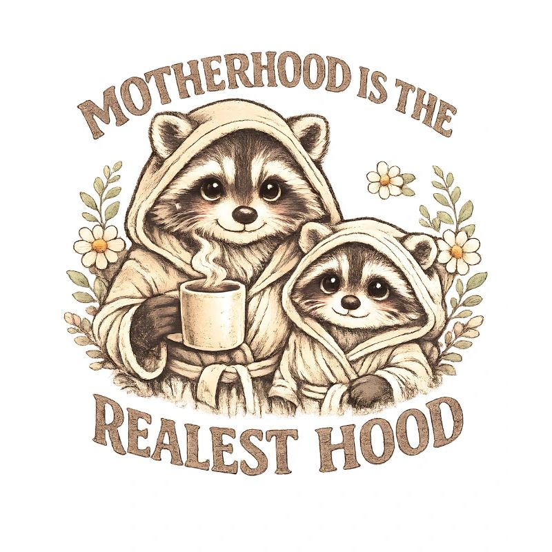 Muttertagsgeschenk, Mutterschaft ist das echtste Hood