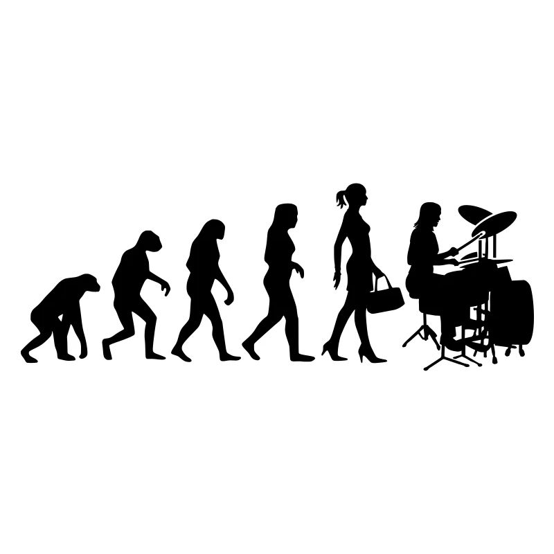Evolution Schlagzeugerin Percussion Drummer