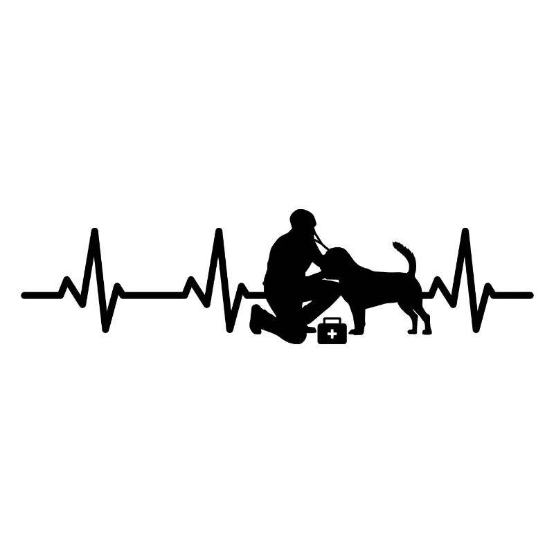 Vétérinaire ECG Heart Line