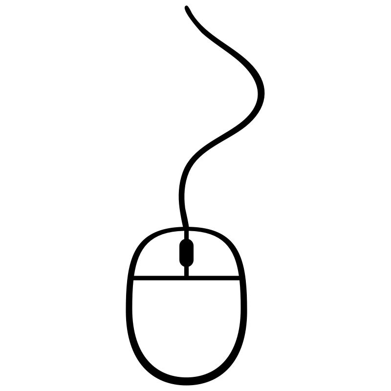 control mouse click computer cable pc computer onl