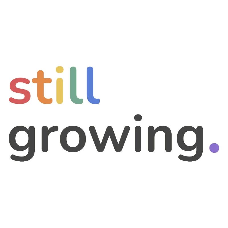 Still Growing Pride Regenbogen minimalistisch
