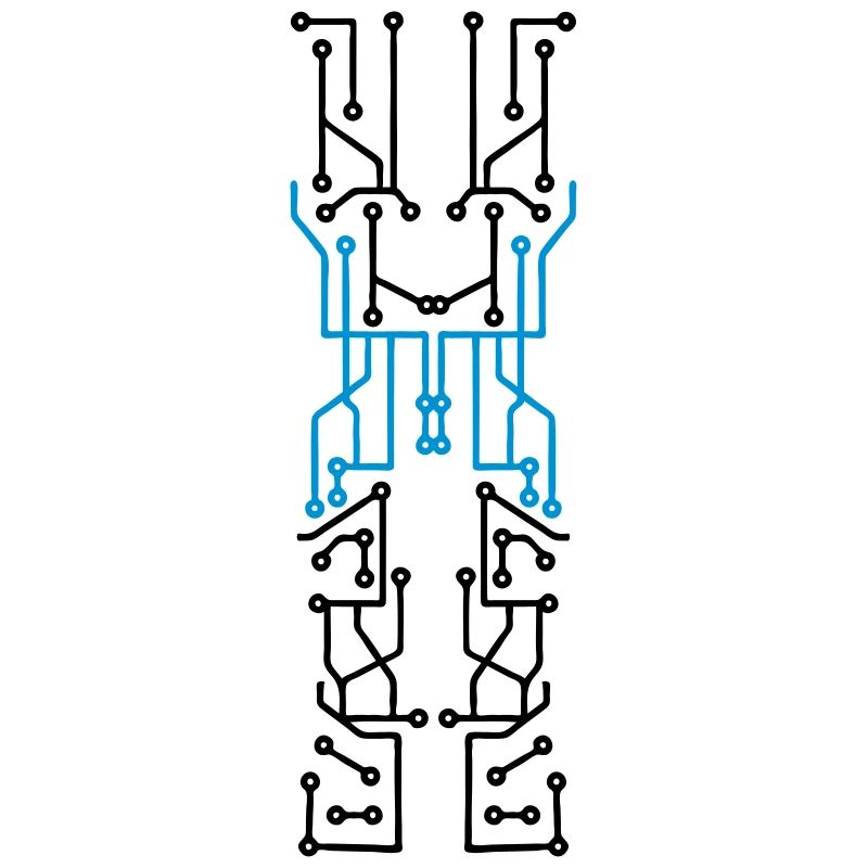 technology line connection microchip datentechnik