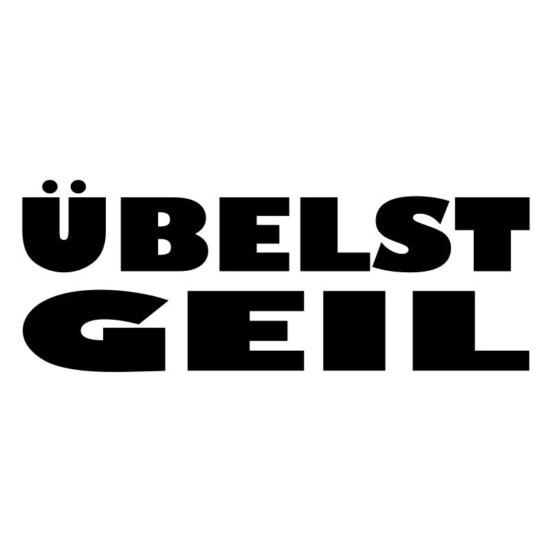 übelst geil leider exit-shirt