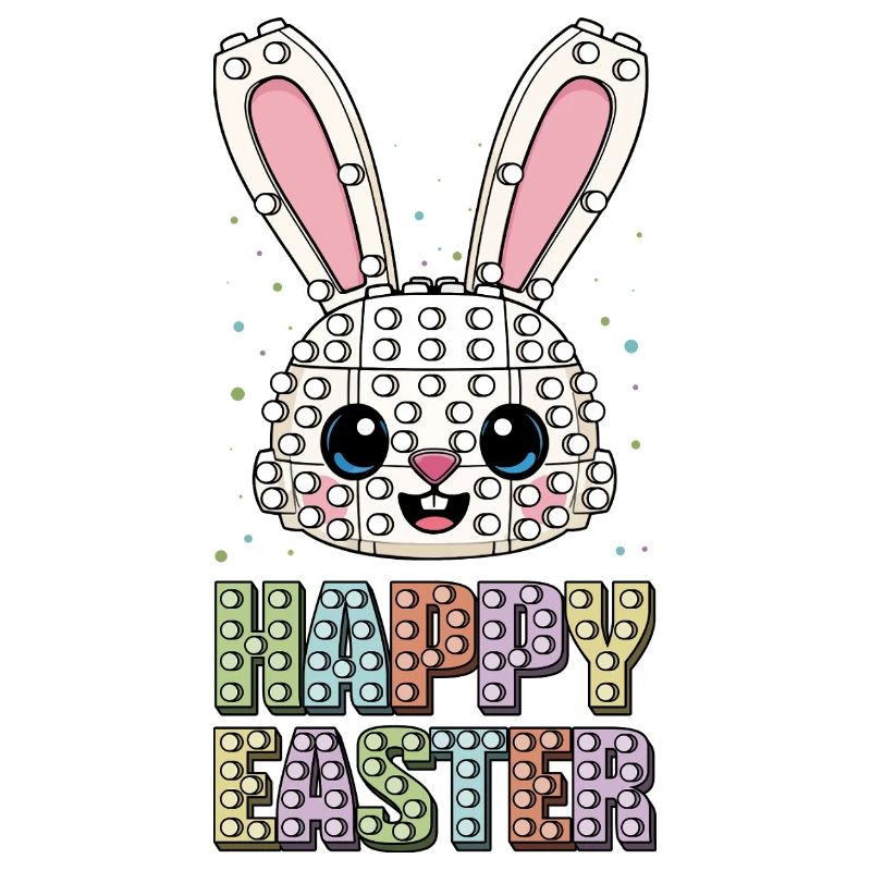 Master Builder Brick Builder Bunny Face Bricks