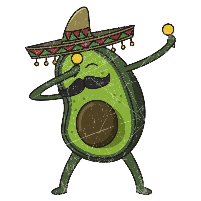 Avocado - Dab Pose - Dabbing - Gift