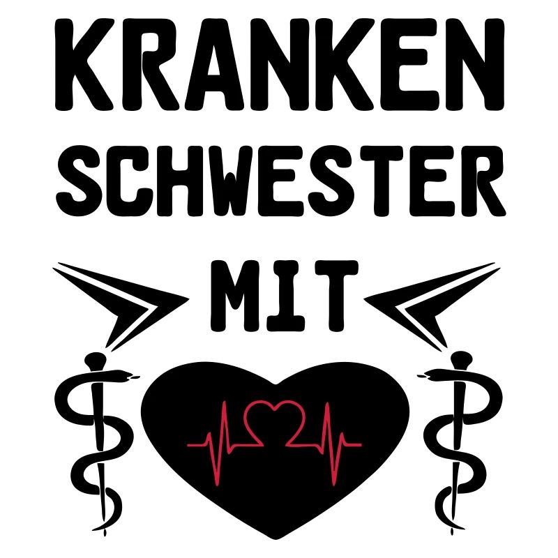 Krankenschwester mit Herz Medizin Geschenk