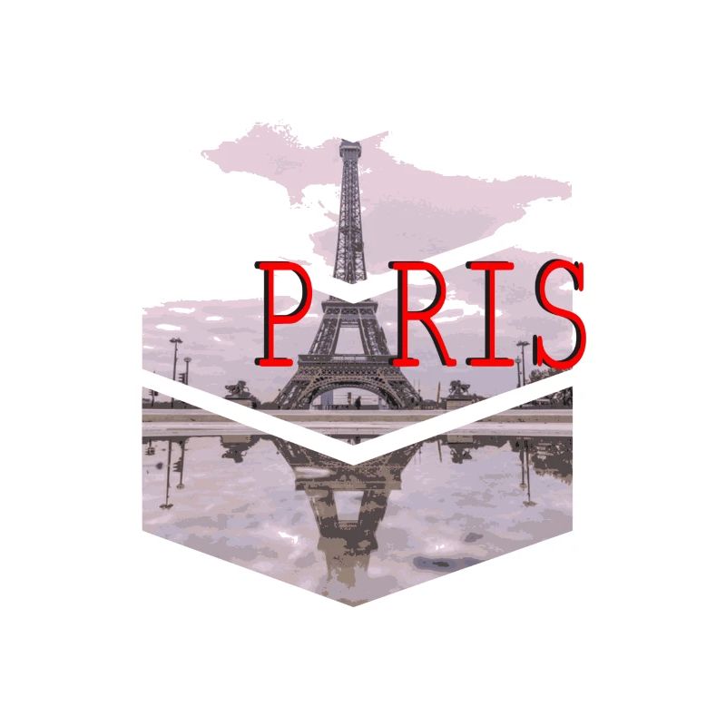 Paris Skyline Eiffelturm Silhouette