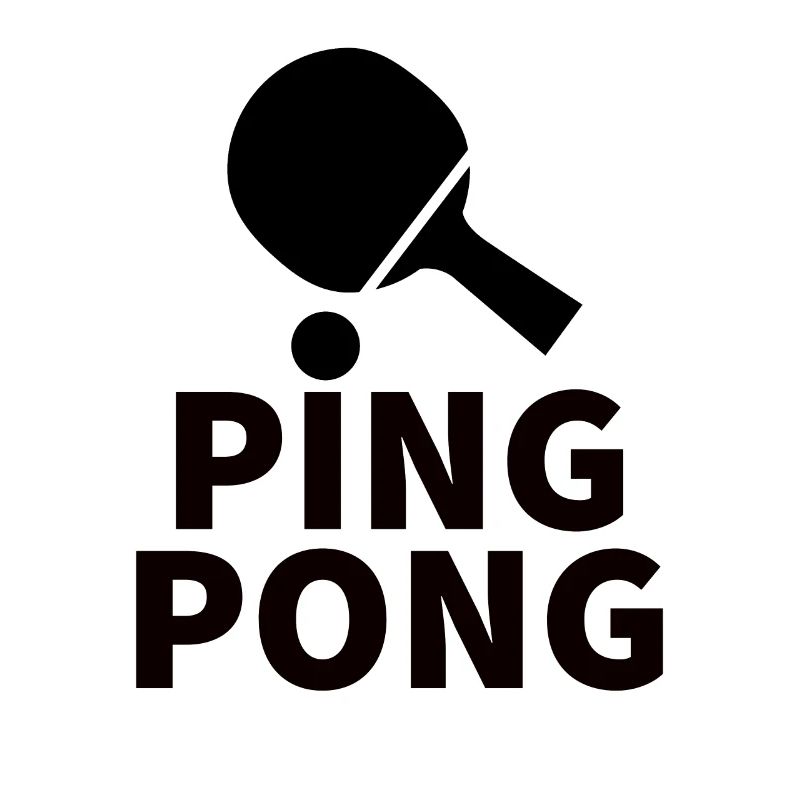 PING PONG Energetic Abstract Design