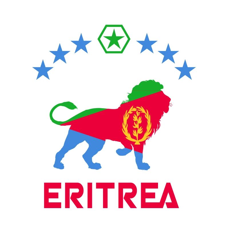 Conception de lion d'Érythrée