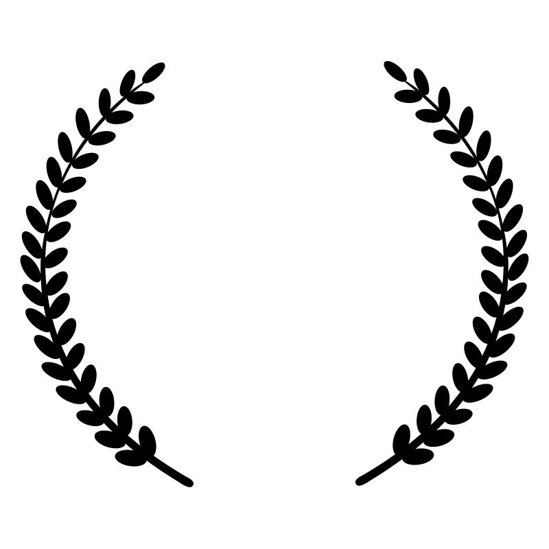 Corona d'alloro vincitrice in giro