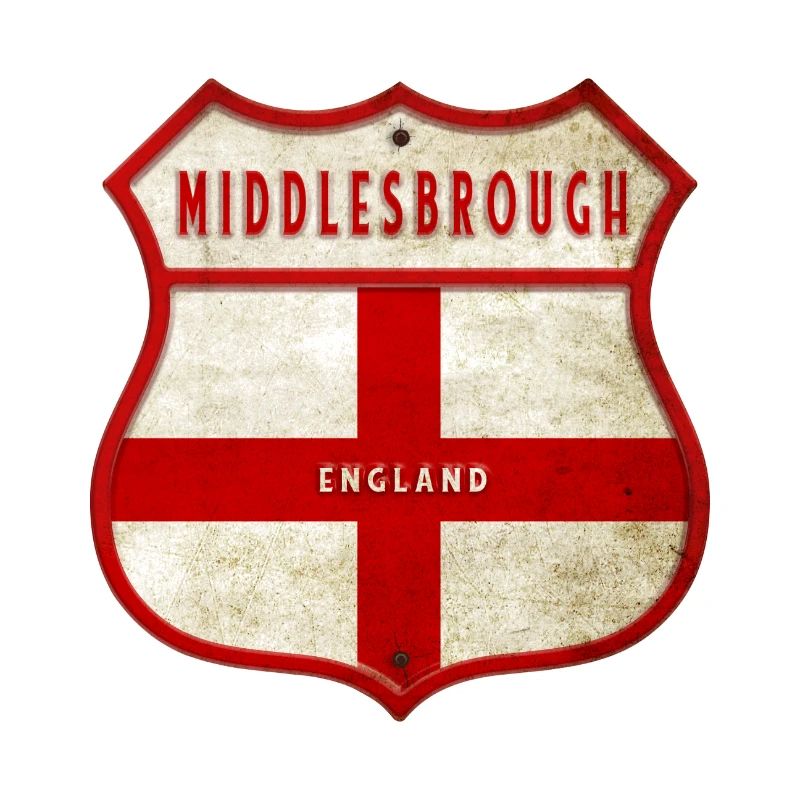 Middlesbrough England Wappen