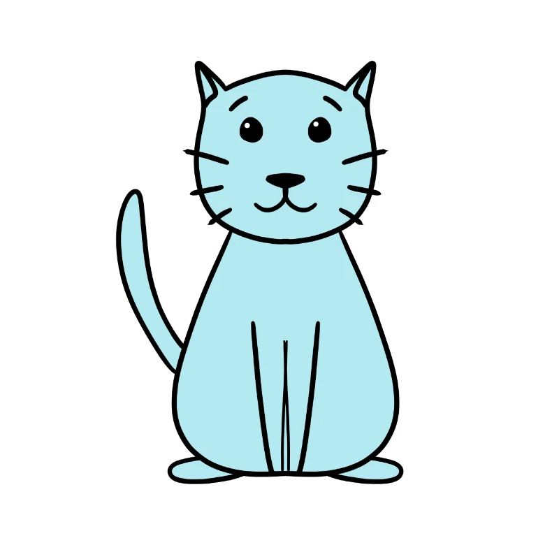 chat mignon simple
