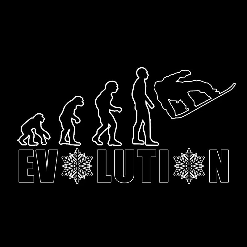 EVOLUTION SNOWBOARD Schnee Winter Geschenk
