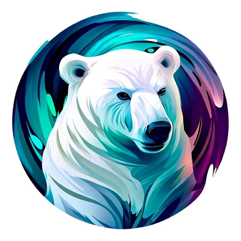White polar bear