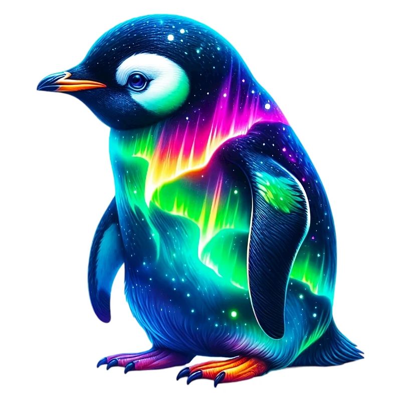 Aurora Borealis Penguin