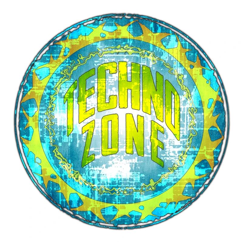 Cyber Techno Design with fluorescent colors