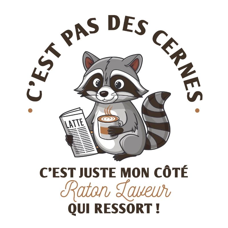 C'est pas des cernes, c'est mon côté raton laveur