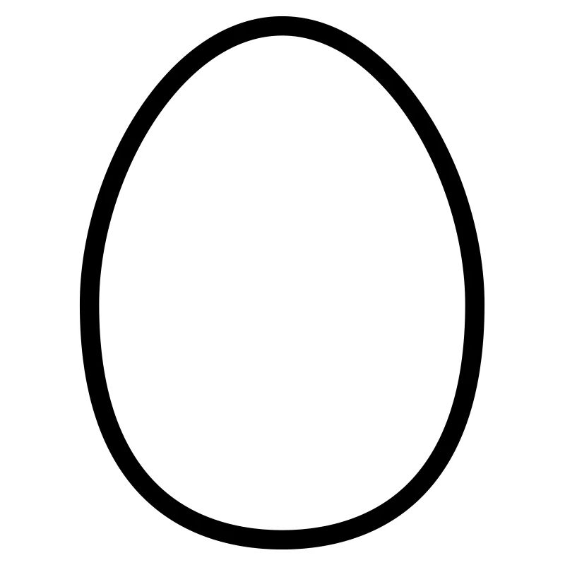 Easter Egg Contour – Minimalist Easter Design