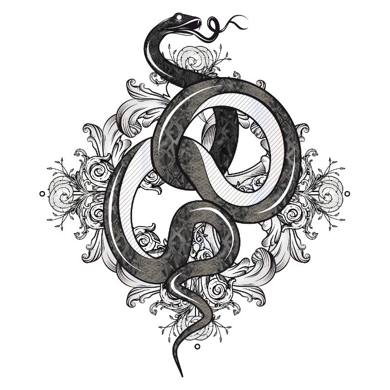 Mystical Snake Ornament – Elegant & Powerful