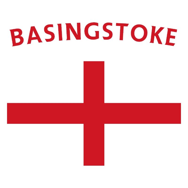 Basingstoke Emblem Retro Abzeichen