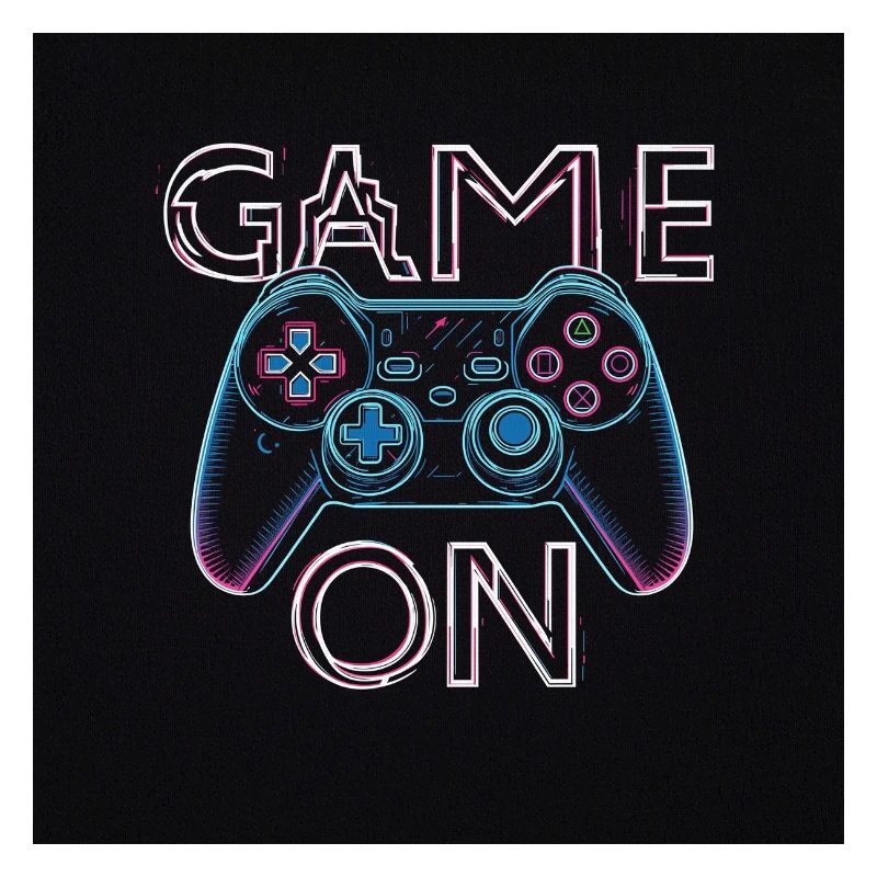 Conception de manette de jeu néon