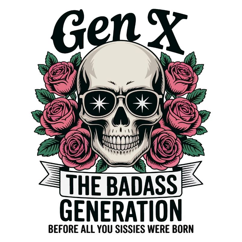 Gen X Badass Generation Before Born Fun