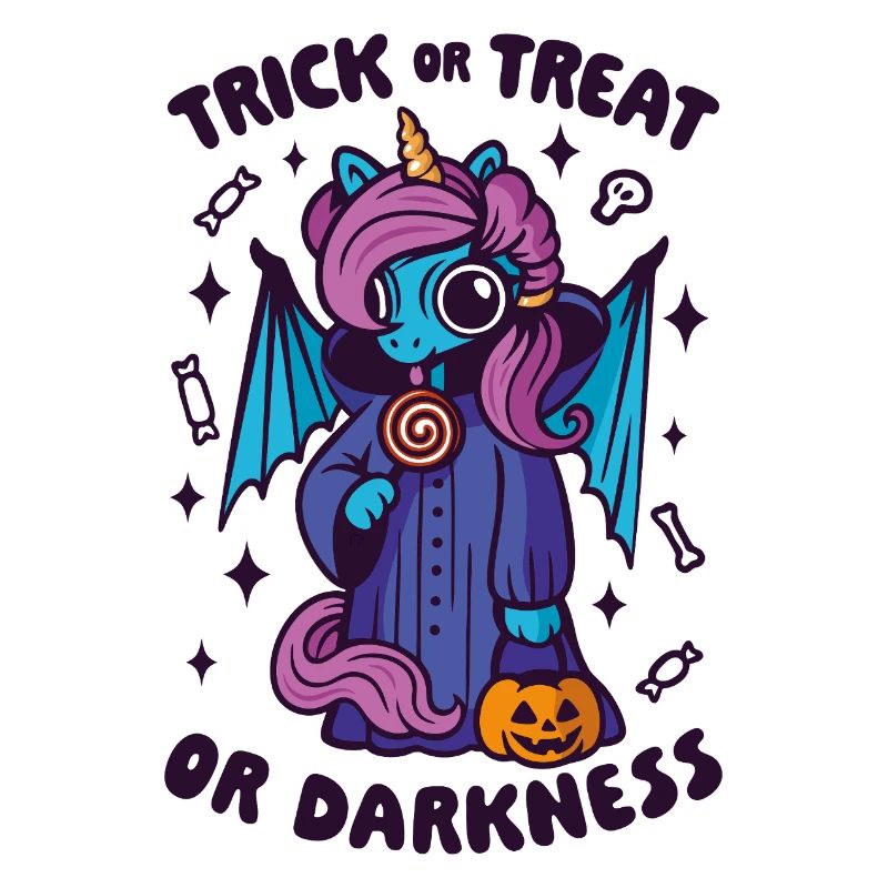 Dark Candy Unicorn - Süßes oder Saures oder Dunkelheit