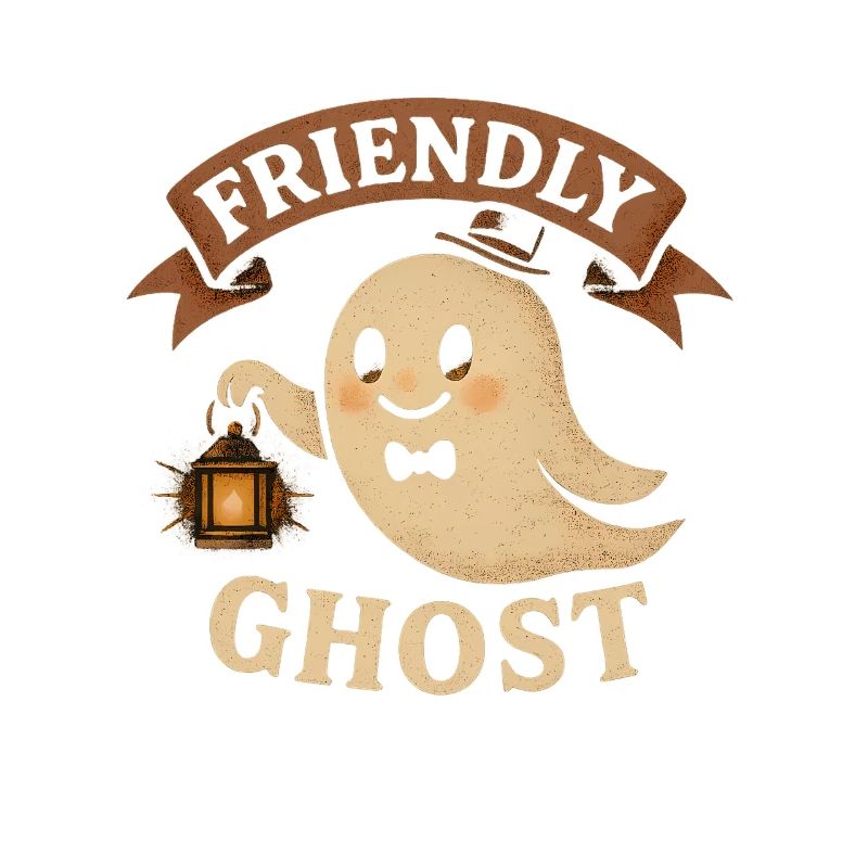 Friendly Ghosts Illustration