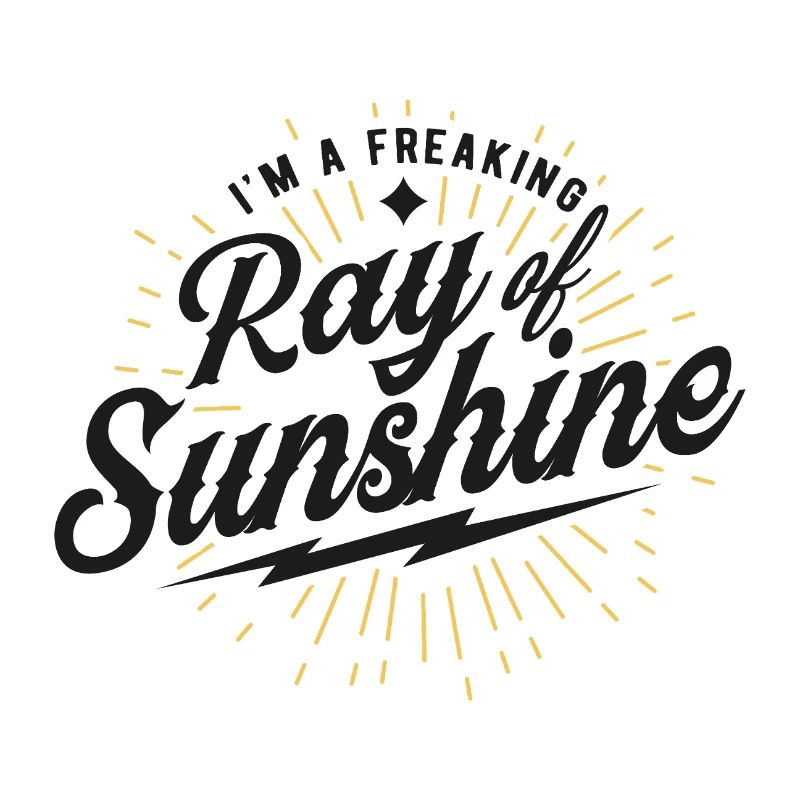 Conception de rayon de soleil effrayant