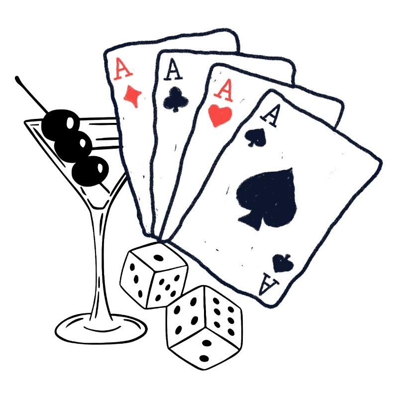 Conception de carte à jouer avec des motifs d’as