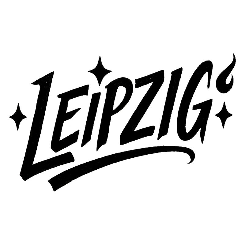 Leipzig Star Lettering