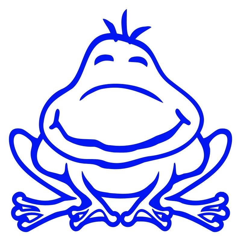 Frog Toad Smiles Funny Comic Happy Cute