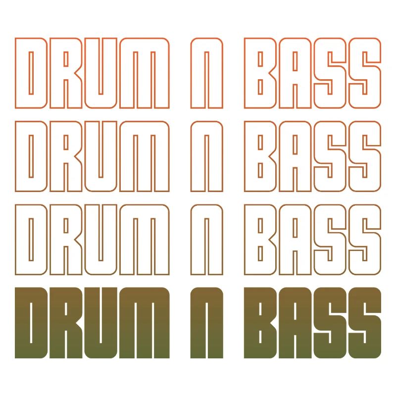 Drum N Bass Gradient Grid