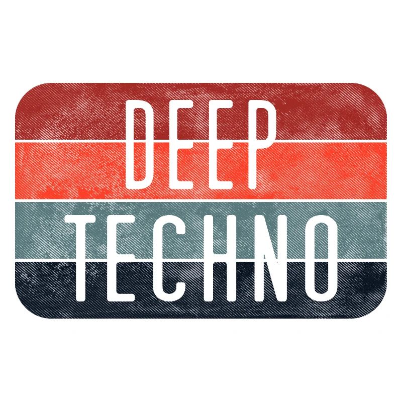 Deep Techno Gradient Stripes