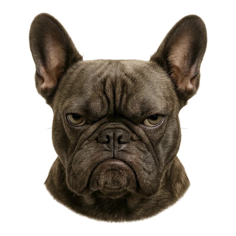 Testa di Bulldog di Franz serio