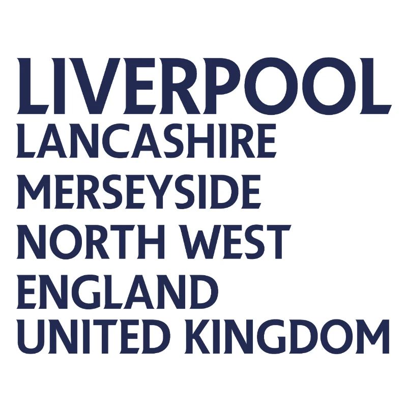Liverpool – England Lyrics Design