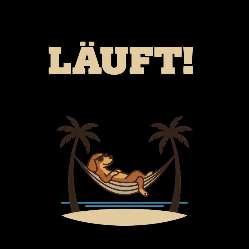 Läuft – Hund in Hängematte
