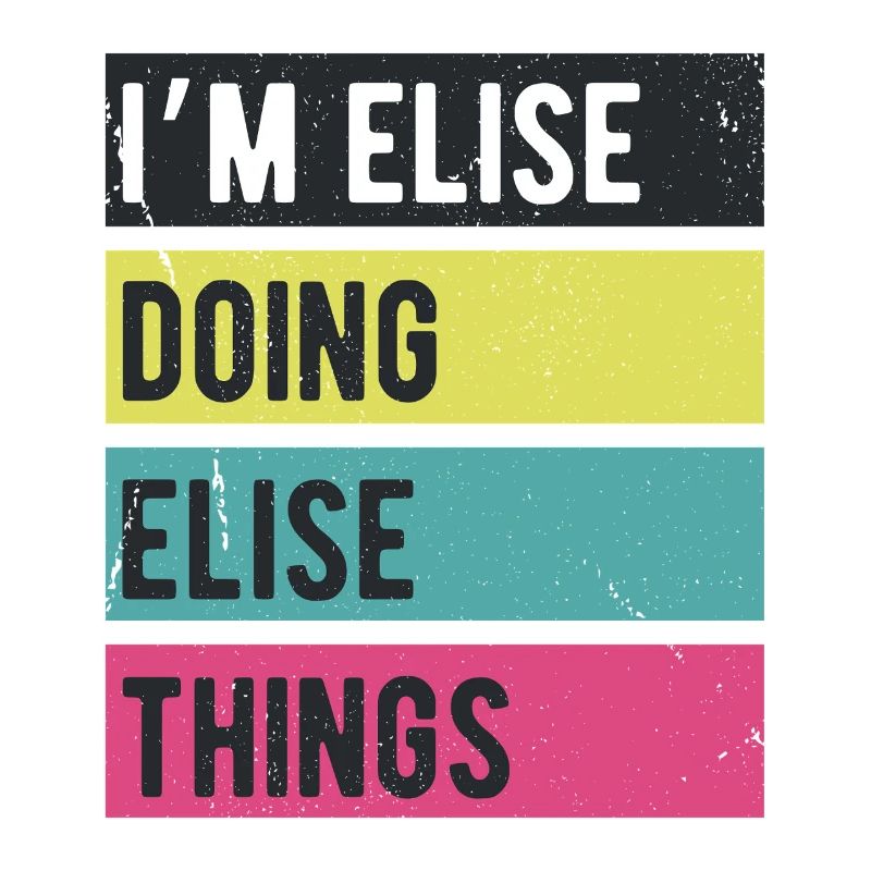 I’m Elise Doing Elise Things Retro Colors