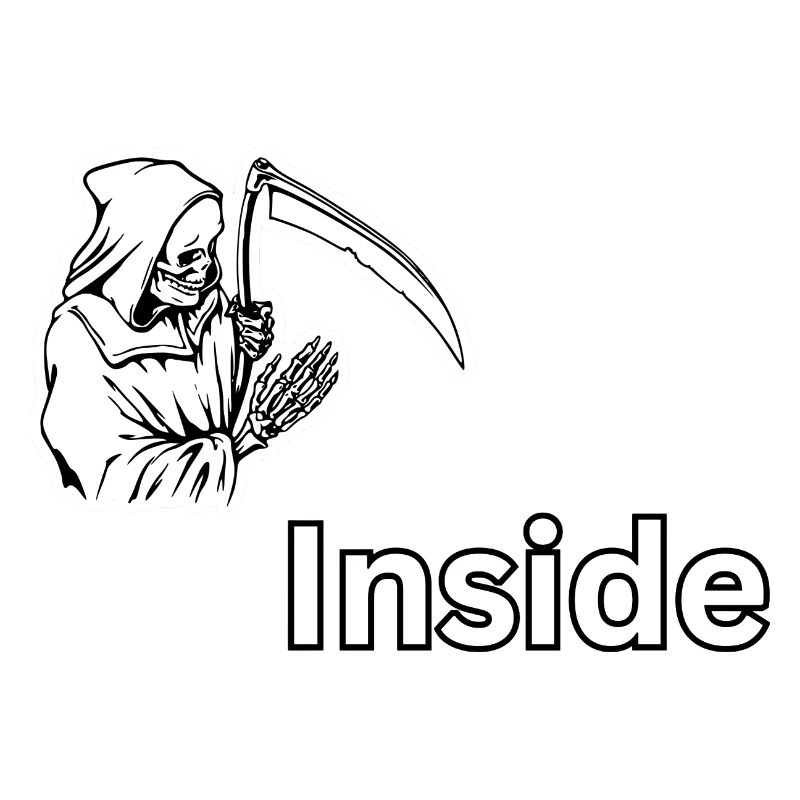 Dead Inside – Dark Skull Reaper-Design