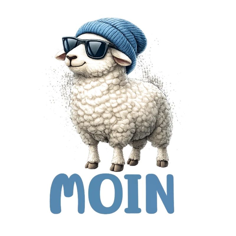 Moin sheep with sunglasses