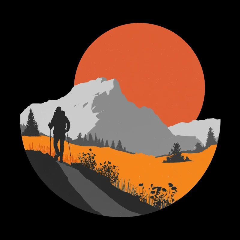 Bergwanderung, Idee für ein Wanderer-Geschenk