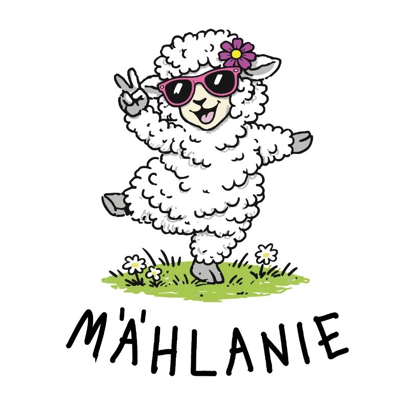 Mählanie – Mouton mouton dansant avec un jeu de mots
