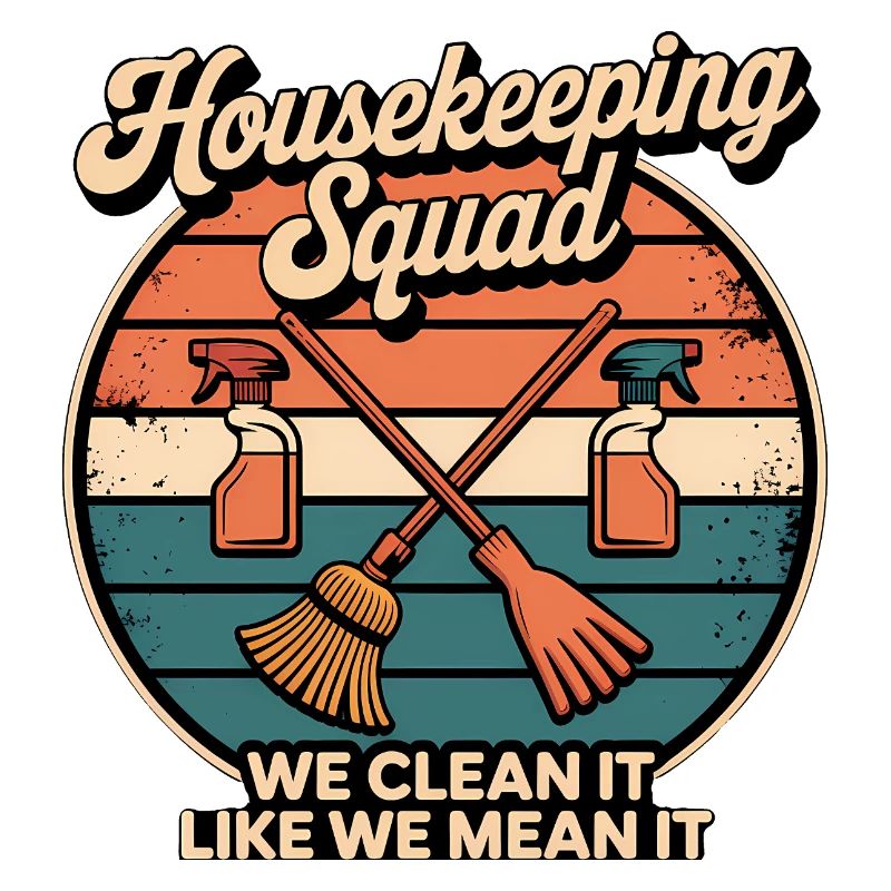 Divertente design di pulizia