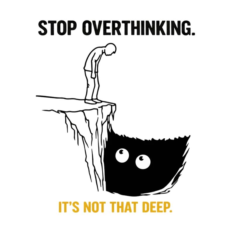 Stop Overthinking It's Not That Deep Sarcasm