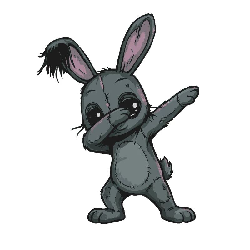 Patchwork Bunny Doodle