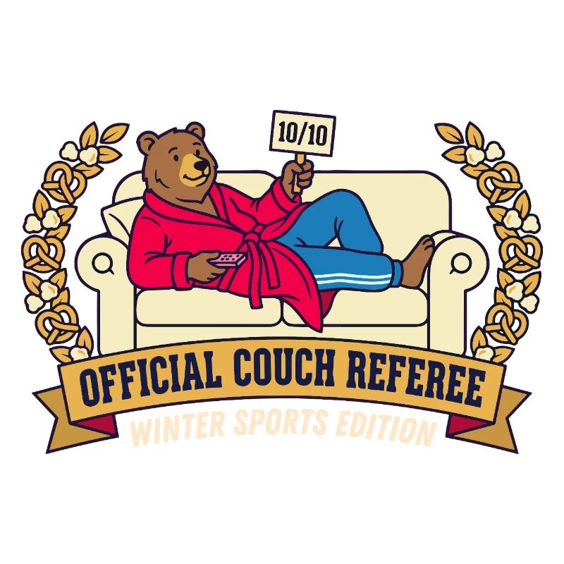 Official Couch Referee Bear